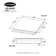 Cosmo 30 in. Electric Ceramic Glass Cooktop with 4 Burners, Dual Zone Elements, Hot Surface Indicator Light and Control Knobs