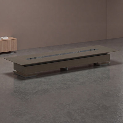 Grande table de conférence légère et luxueuse