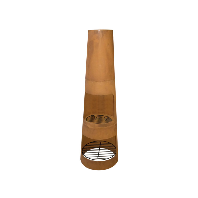 Brantham Round Steel Wood Burning Smokeless Fire Pit
