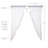 Andrade 100% Cotton Sheer Curtain Pair