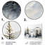 Green Pine Tree Misty Mountain - ensemble de reproductions d'art mural pin-107213286-107213287