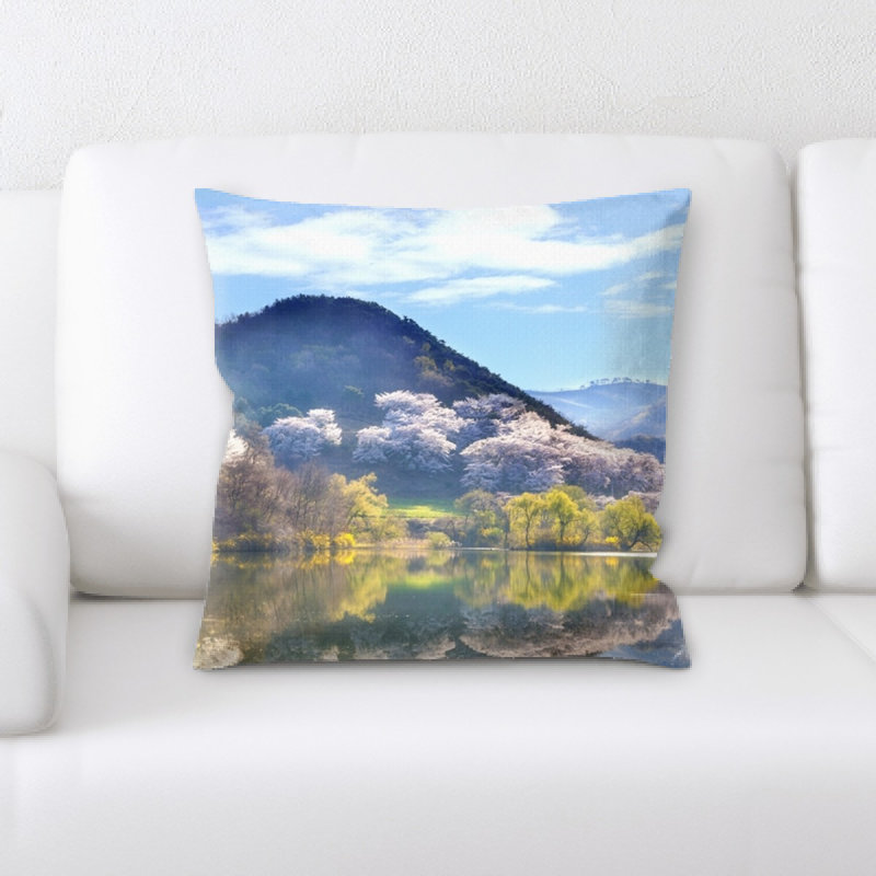 Microsuede Reversible Throw Pillow