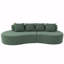 Canapé modulaire courbé moderne modulaire à 3 places minimaliste et élégant-468105480