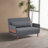 Upholstered Convertible Accent Armchair, Floor Sofa Bed-1492224020-1489889016