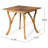Outdoor Acacia Wood Square Dining Table - 31.50"L X 31.50"W X 30.00"H - Natural  （Only Include Table)-27684670