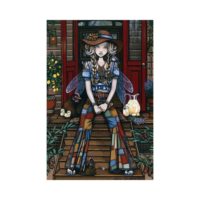 Adaline by Myka Jelina - Wrapped Canvas Print, 30.48cm H x 20.32cm W x 1.91cm D
