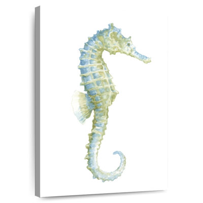 Brampt aquarelle hippocampe I