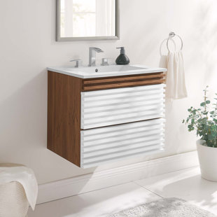 Modway Render 24" Wall-Mount Bathroom Vanity