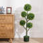 Topiaire de buis artificiel en pot