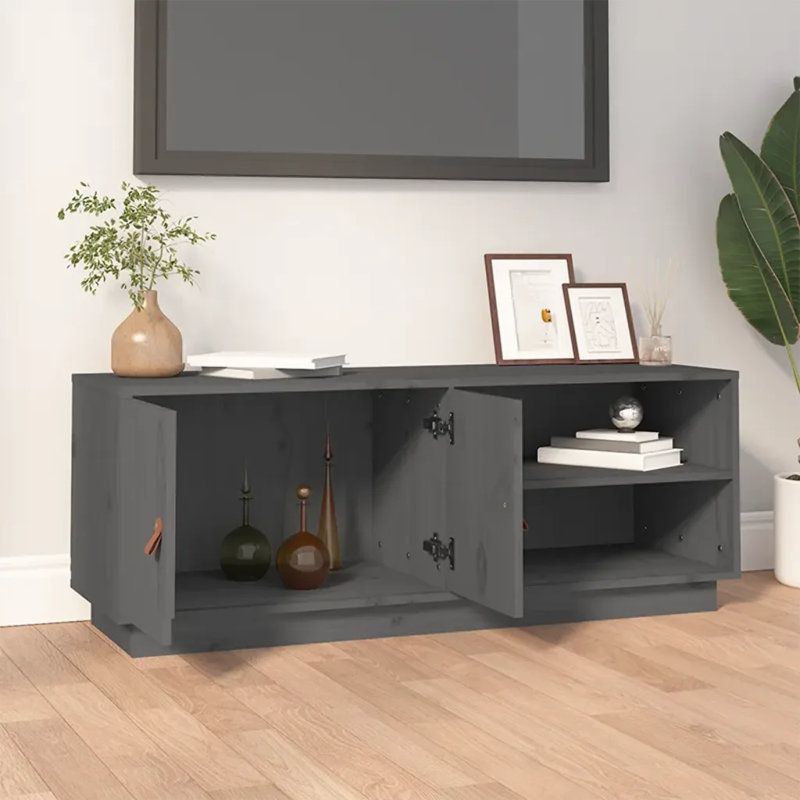 Unfinished TV Stand for TVs up to 48", Grey