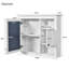 Armoire murale 32 po avec miroir