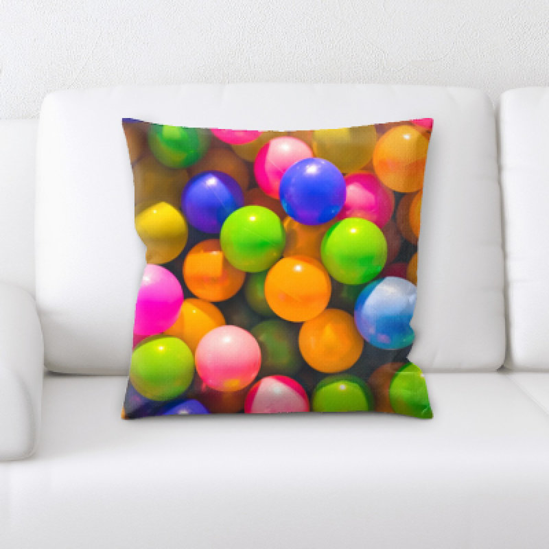 Microsuede Throw Pillow