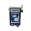 Mont Alpi Outdoor Bar Patio Island Kitchen Mobile Bar Prep Cart Station + Compact Refrigerator