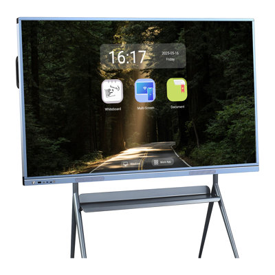 JYXCN Smart Board 75 Inch All-in-One, Touch Screen Interactive Whiteboard with Dual System & Cloud Sharing Feature - Great for Classroom, Office & Presentations?