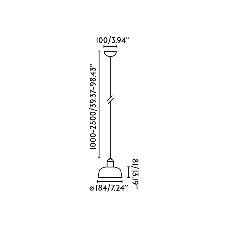 Luminaire suspendu Tatawin , H 13,19 po x l 7,24 po x P 7,24 po, Blanc