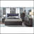 SHAKER CROCODILE METALLIC GREY MIRROR