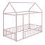 Structure de lit en métal avec clôture-753453185