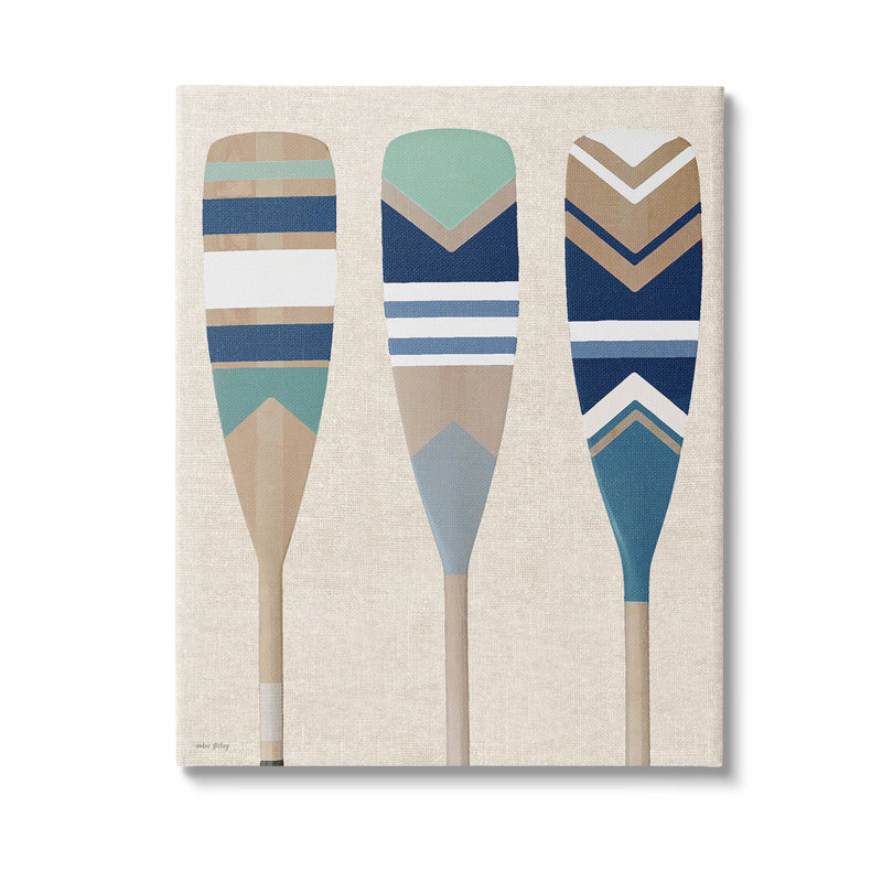 «Boat Oar Trio» par Amber Sterling sur, H 48 po x l 36 po