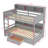 Guignard Twin Over Twin Standard Bunk Bed with Shelves