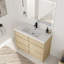 Meuble-lavabo simple 42 po avec lavabo en résine-1606591335