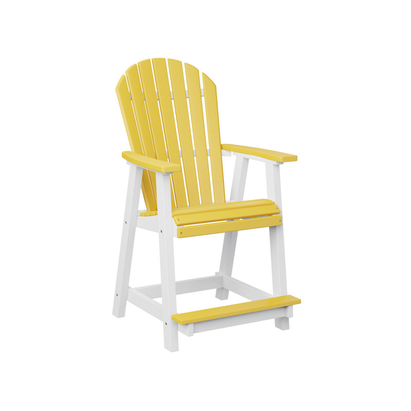 Fauteuil de comptoir berlinois berlinois berlinois, Jaune soleil levant, 22.5"