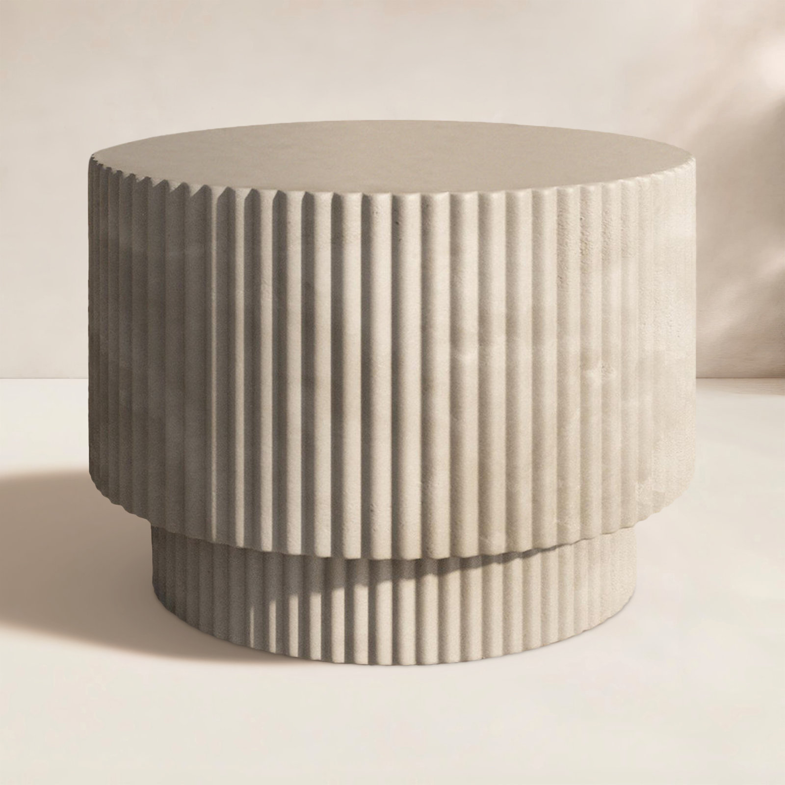 20" Patio Side Table, Gray