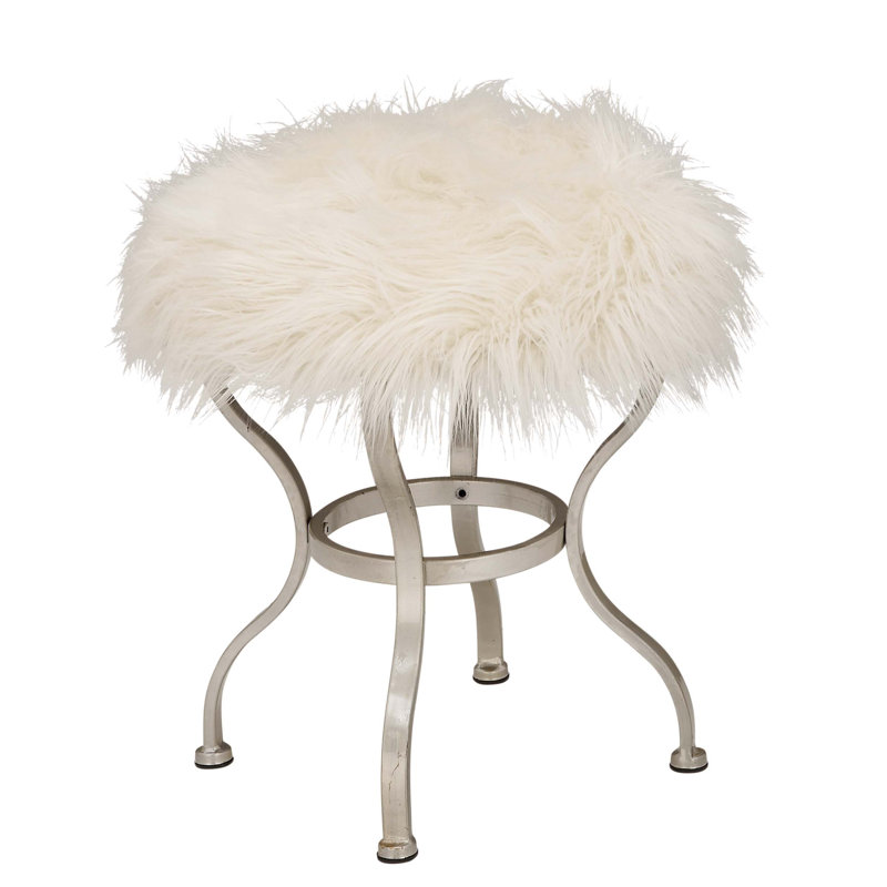 Tabouret de meuble-lavabo en fourrure en métal Quedgeley