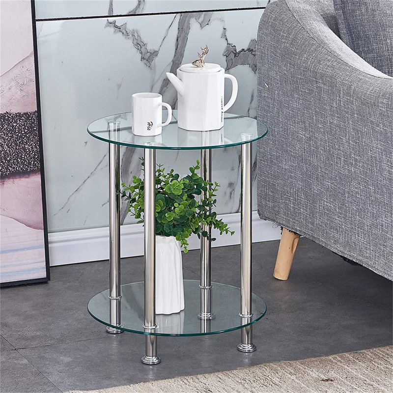 End Table, Transparent