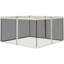 Universal Replacement Mesh Sidewall Netting For Patio Gazebos And Canopy Tents With Zippers, (Sidewall Only)-121788844