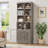 79.9"H Storage Bookcase With Drawer-2029474021