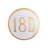 Circle 1-Line Petite Wall Address Plaque-16613836-16669890
