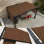 Abat-jour de pergola imperméable Colourtree avec tiges et œillets lestés en acier inoxydable-89021587-89021533