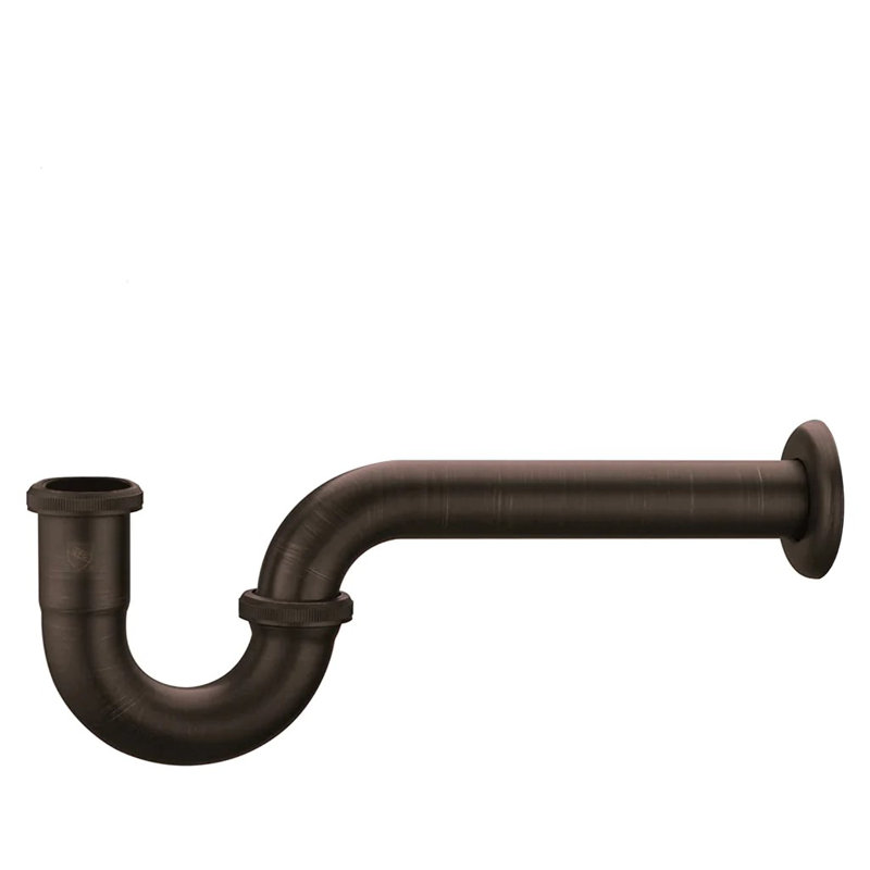 Drain escamotable de lavabo de salle de bain l 10,5 po, Bronze huilé