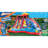 Banzai Hydro Blast Kids Inflatable Backyard Waterpark Activity Pool Play Center