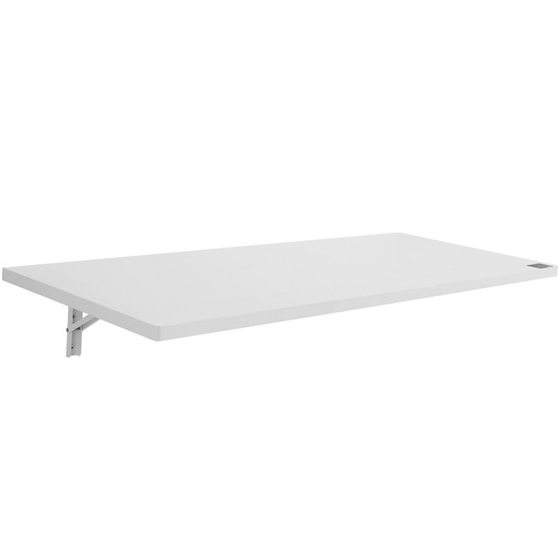 Table murale pliante et rabattable, H 7,95 po x l 47,24 po x P 19,69 po