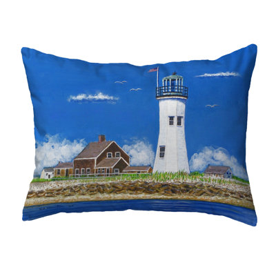 Coussin lombaire intérieur/extérieur Scituate MA Lighthouse