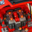 Gisele Kids Truck Engine Toy Set Toddler Car Service Station Playset Red