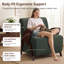 Fauteuil d'appoint moderne rembourré de 68,5 cm de large, structure en bois massif-860294341-860294347