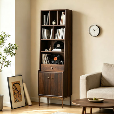 Bibliothèque étroite de style européen