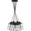 Luminaire suspendu en forme de cloche 7 lumières Clemens