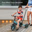 Tricycle pour tout-petits avec poignée-poussoir Besrey 1-5 ans pour filles / garçons-125329571
