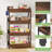 Tall Wood Vegetable Fruit Rack-98375123