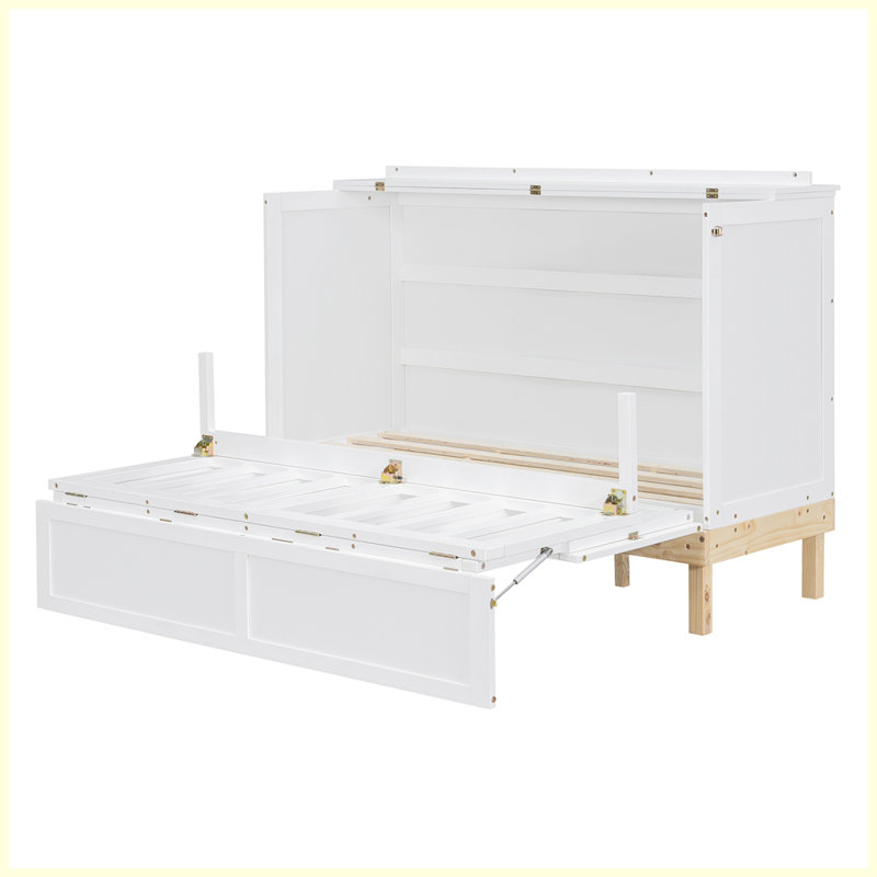 Lit escamotable moderne, Blanc
