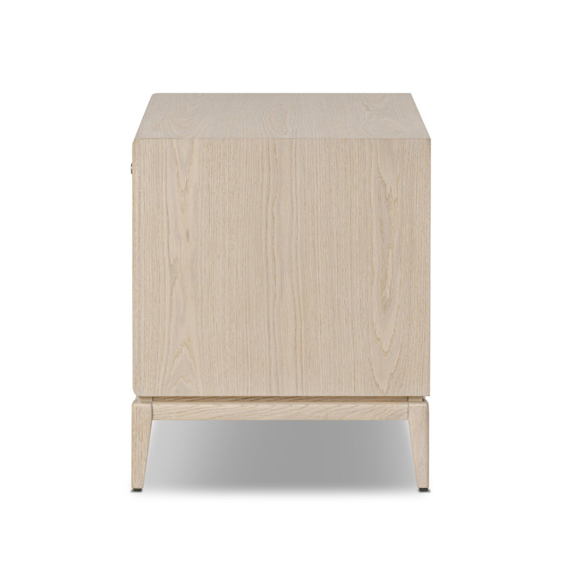 Rosenell Open Nightstand, White