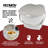 Redmon 1.9 Gallon Kitchen Compost Bin, Odor Control Lid for Food Scraps, Beige-9412296