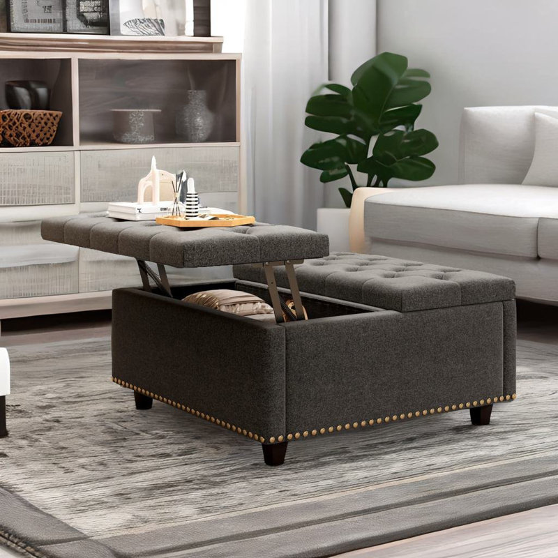 Table basse Thelmon, Gris