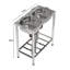 Metro Lane 39mm W Double Bowl Stainless Steel Kitchen Sink with 2 Faucet Holes