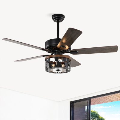 Katerria 25.6'' Ceiling Fan with Light Kit