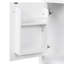 Meuble-lavabo 30 po avec comptoir, meuble-lavabo avec porte et deux tiroirs, panneaux de fibres à densité moyenne, bois massif, blanc