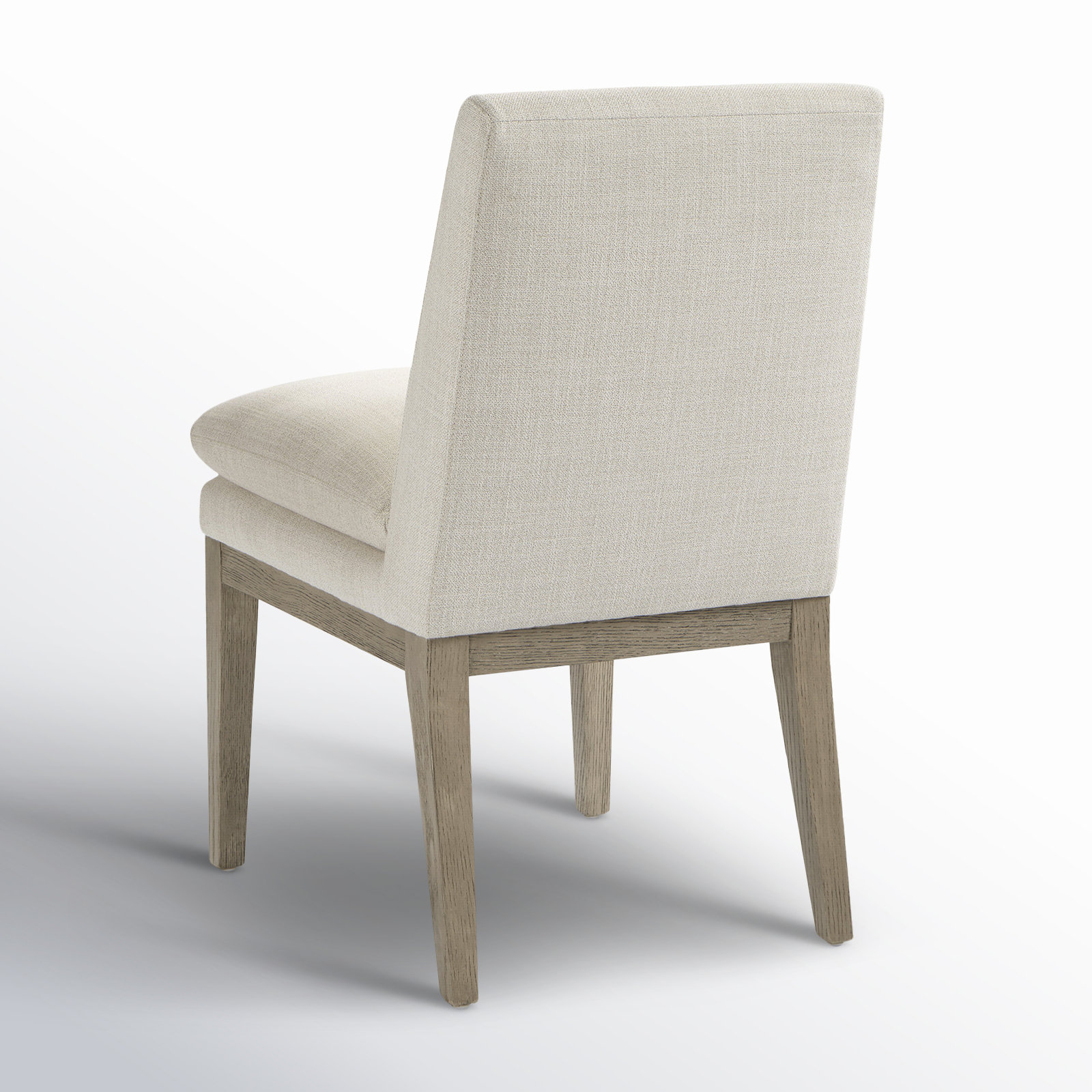 Bethea Oak Parsons Dining Chair, Effie Linen Performance Linen